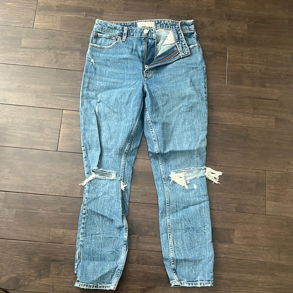 Abercrombie and Fitch the skinny high rise jeans Curve love size 28/6R